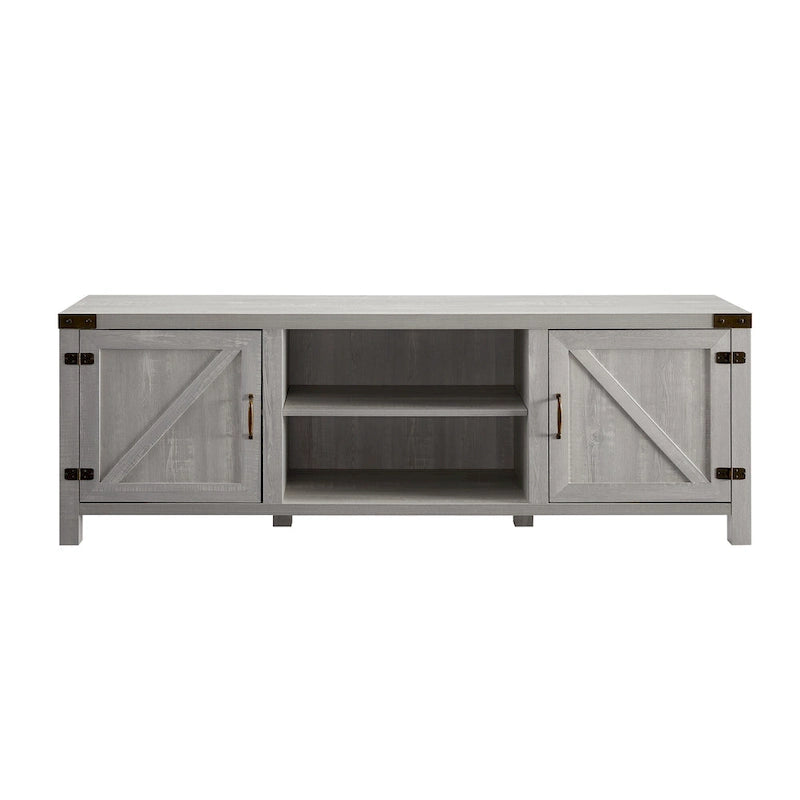 Meuble TV 70 pouces style porte de grange