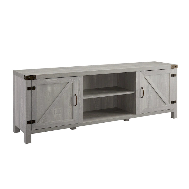 Meuble TV 70 pouces style porte de grange