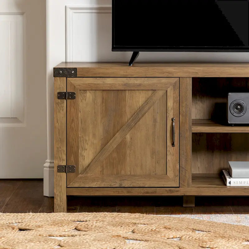 Meuble TV 70 pouces style porte de grange