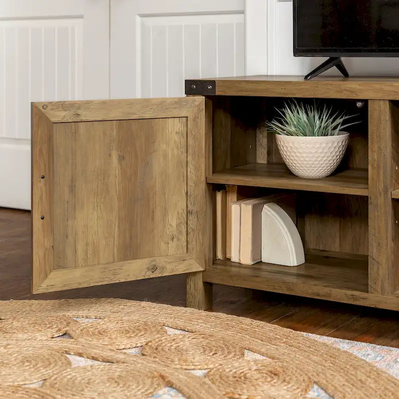 Meuble TV 70 pouces style porte de grange