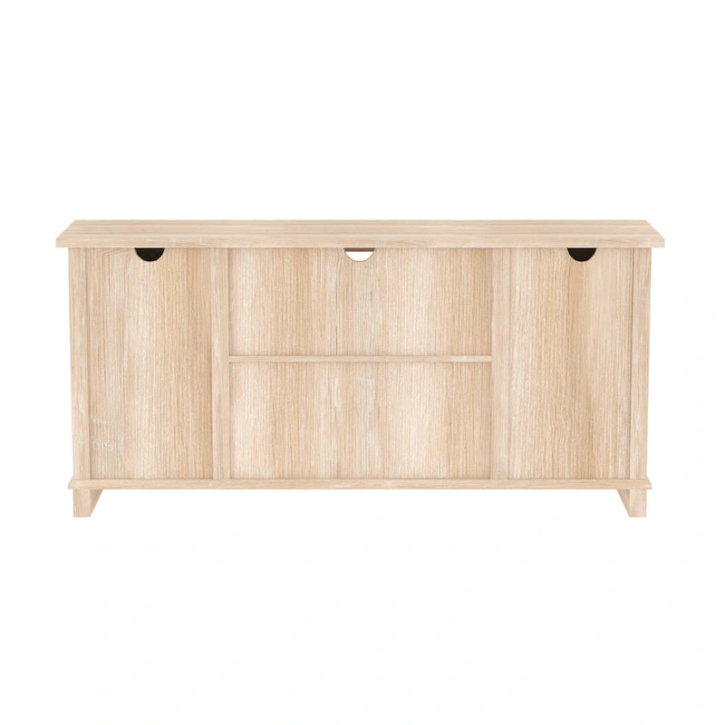 Meuble TV de 58 pouces style porte de grange coulissante