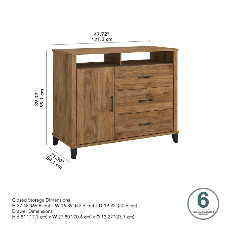 Meuble TV haut avec rangement