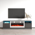 Meuble TV de 63 pouces avec foyer électrique