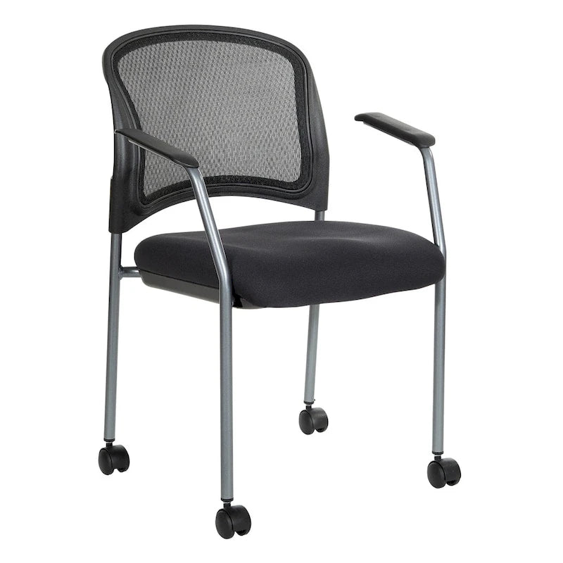 Chaise visiteur pivotante respirante