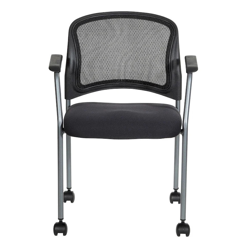 Chaise visiteur pivotante respirante