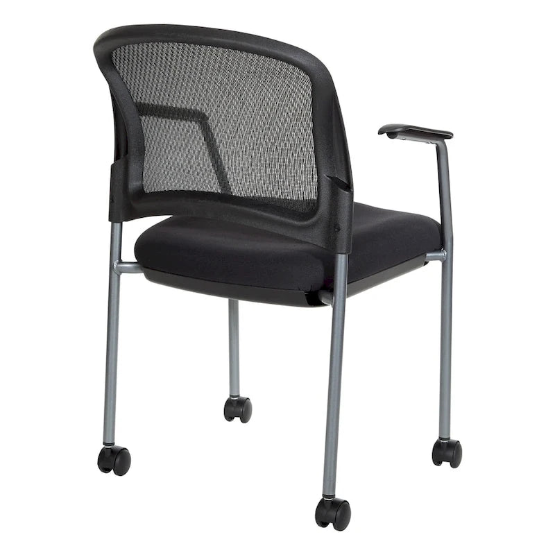 Chaise visiteur pivotante respirante