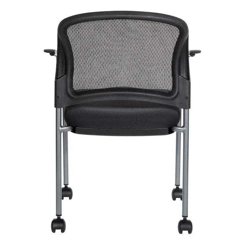 Chaise visiteur pivotante respirante