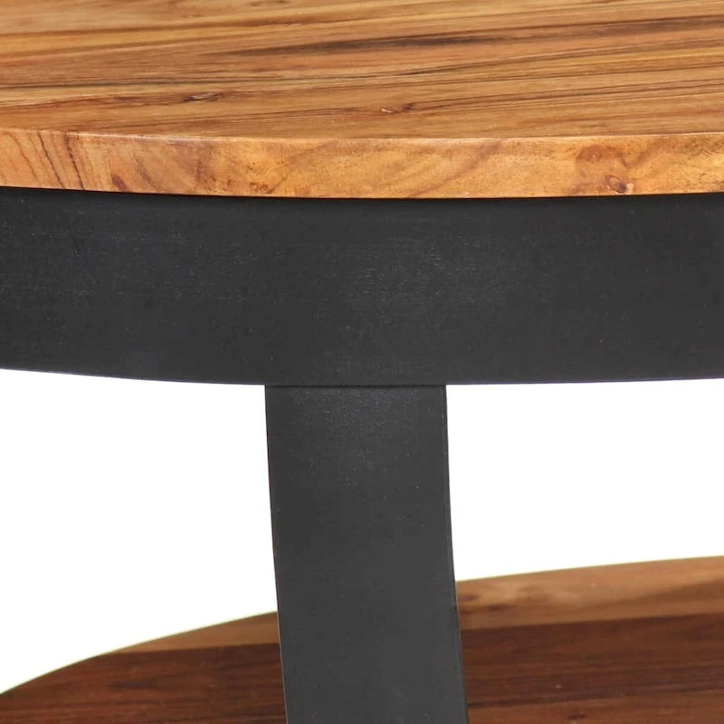Table basse XL 65x65x32 cm bois d'acacia massif