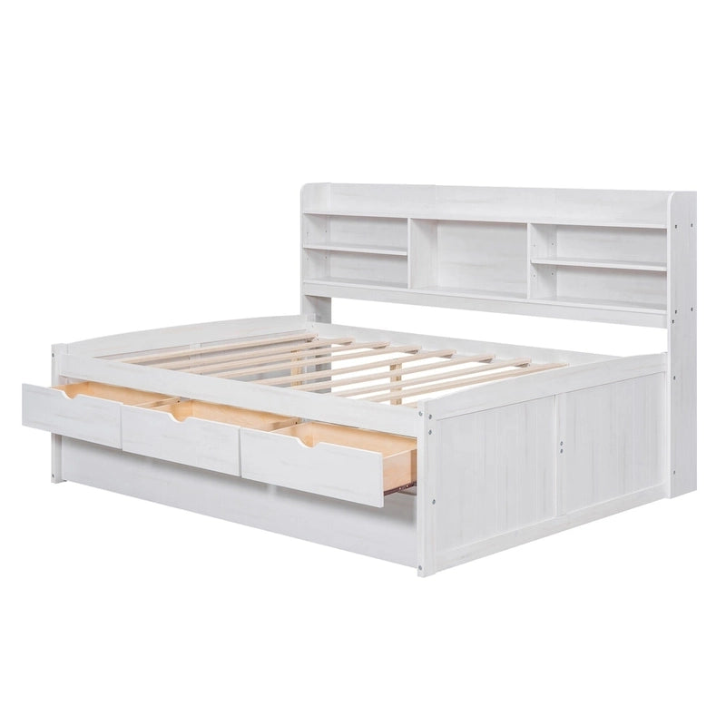 Lit capitaine double en bois