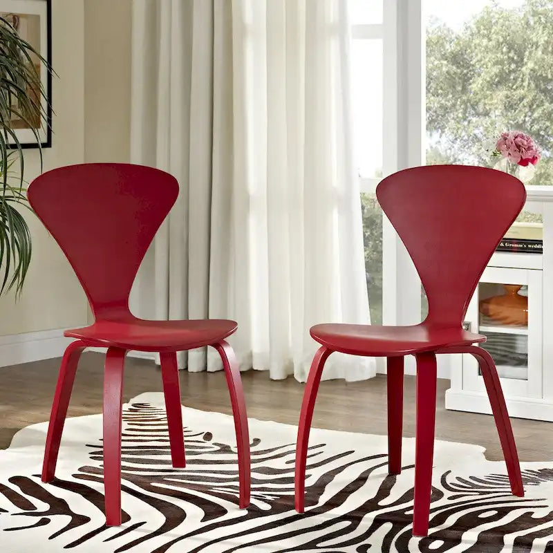 Chaises de salle à manger colorées (lot de 2)