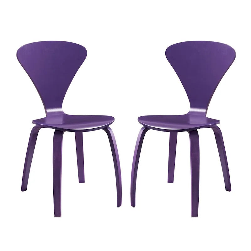 Chaises de salle à manger colorées (lot de 2)