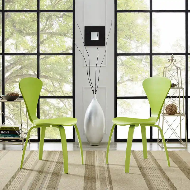 Chaises de salle à manger colorées (lot de 2)