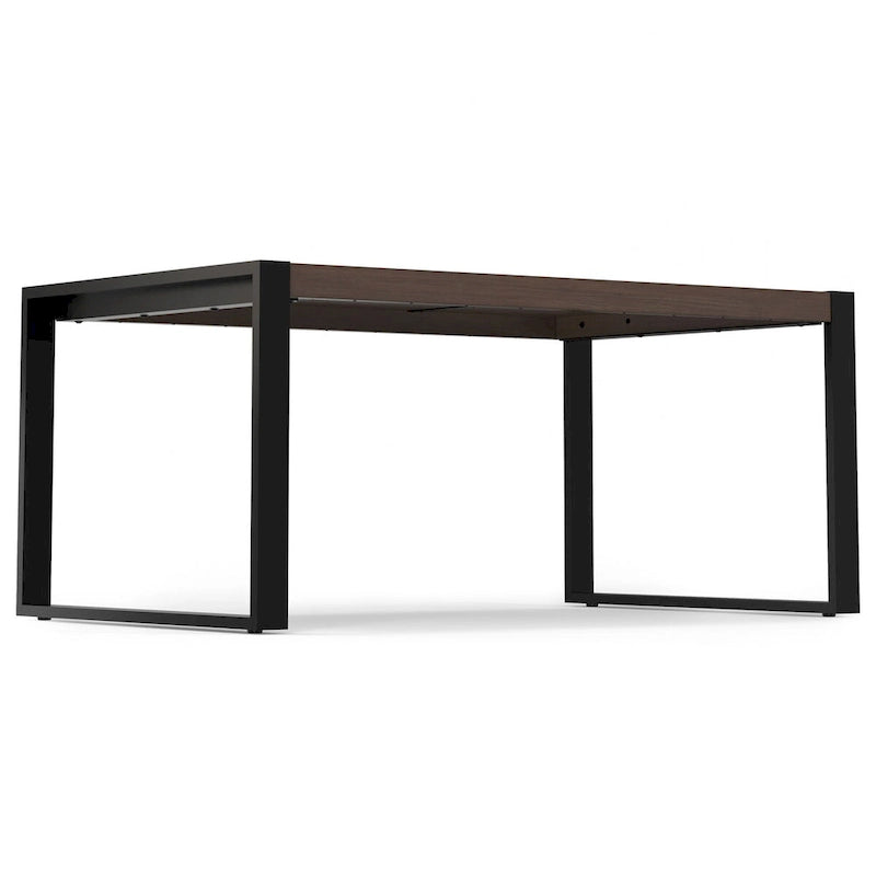 Table de salle à manger rectangulaire moderne de style industriel, 66 x 40 pouces — 66 pouces de largeur