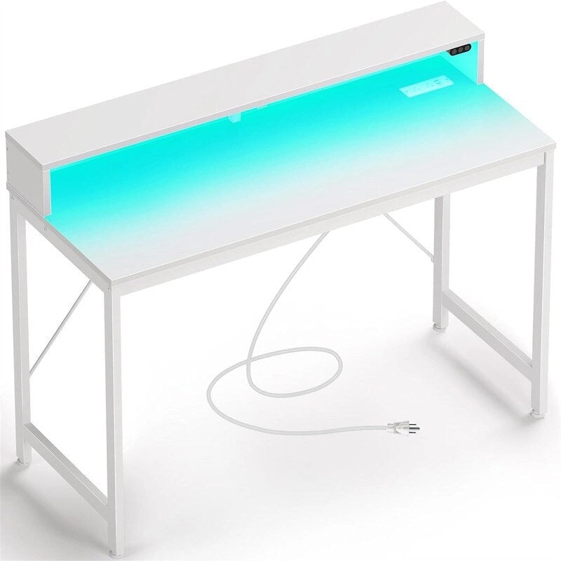 Bureau informatique 39 pouces avec lumières LED